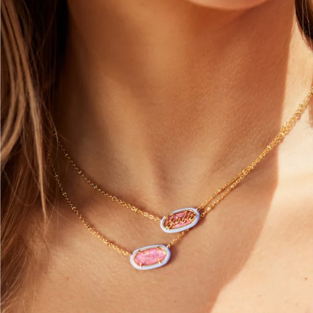 Barbie x Kendra Scott Gold Elisa Necklace (Giftable)